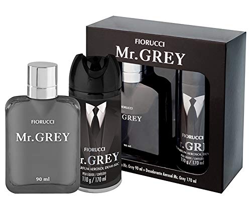 Coffret Masculino Mr. Grey Fragrance For Men Fiorucci Deo Colônia 90ml + Desodorante 170ml