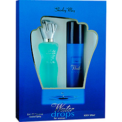 Coffret Shirley May Perfume Water Drops Feminino 50ml e Desodorante 75ml