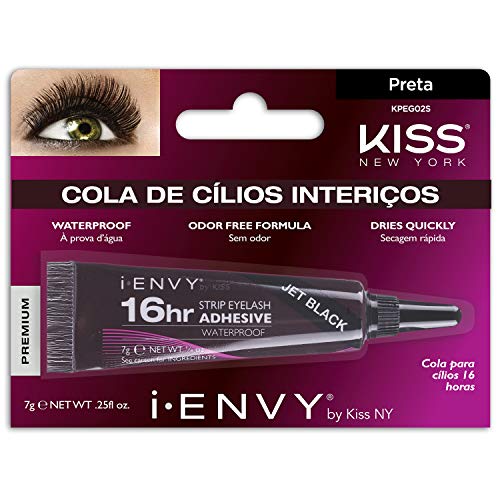 Cola Cílios 16H, I-Envy By Kiss Ny, Preto