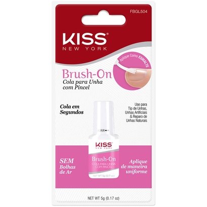 Cola Gel para Unhas Kiss New York Pincel Brush-On