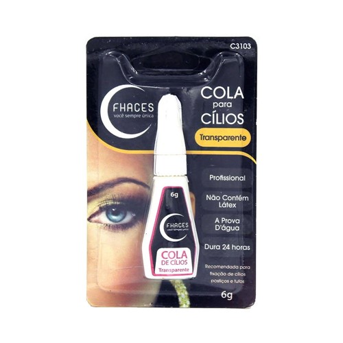 Cola para Cílios Fhaces Transparente 6g (C3103)