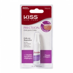 Cola para Unhas Postiças Precision Anti-fúngica Kiss Ny 3g FBGL310