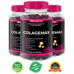 Colagemax - Kit com 3 unidades - Colágeno Hidrolisado + Vitamina C , E, A + Zinco + Selênio + Q10