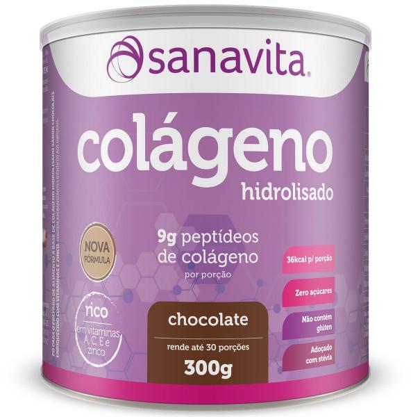 Colágeno Chocolate 300g Sanavita