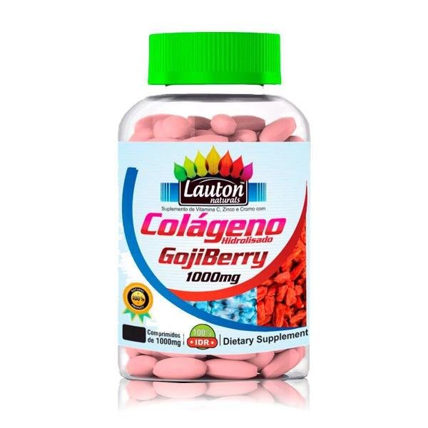 Colageno com Goji Berry 1000mg por Tablete 180 Tabs Lauton