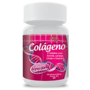 Colágeno e Gelatina 500mg - 100 Cápsulas - Chá Mais