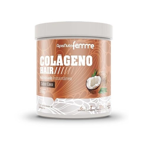 Colágeno Hair Apisnutri Femme – Coco 250 G