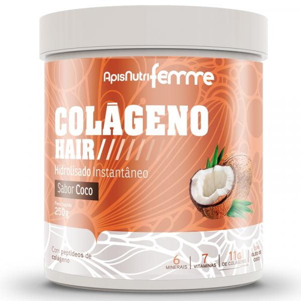 Colágeno Hair Apisnutri Femme Coco 250g
