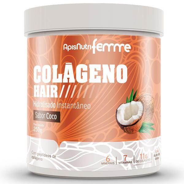 Colágeno Hair Apisnutri Femme Coco 250g
