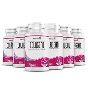 Colágeno Hidrolisado 100% Puro 300mg 6x120 Cápsulas Melcoprol - Vitamina - 1 Unidade
