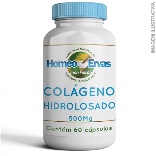 Colágeno Hidrolisado 500Mg - 60 Cápsulas