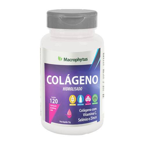 Colageno Hidrolisado 600MG Macrophytus - 120CAPS