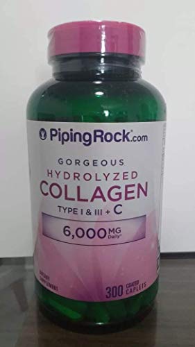 Colágeno Hidrolisado Antiflacidez 300caps 6000mg Tipo 1 e 3