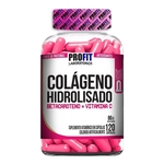 Colágeno Hidrolisado C/ Betacaroteno + Vit C 120caps Profit