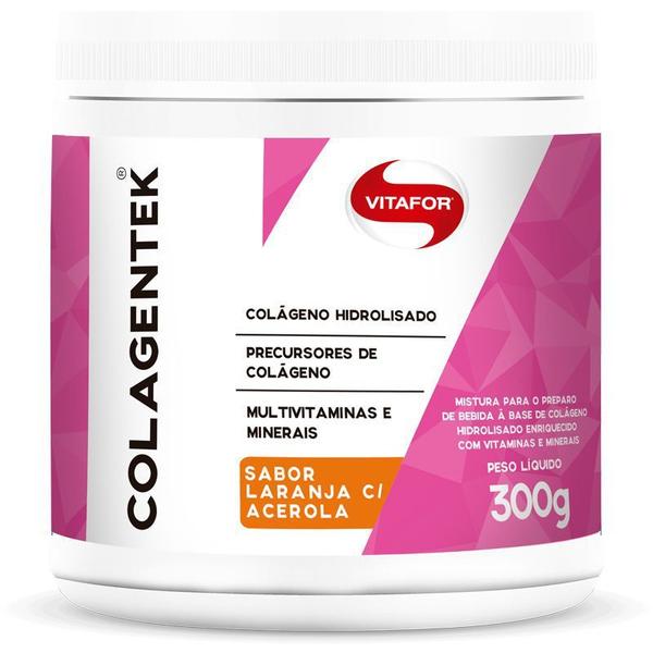 Colágeno Hidrolisado Colagentek Vitafor 300g Laranja