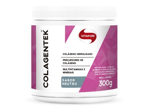 Colágeno Hidrolisado Colagentek Vitafor 300G Neutro