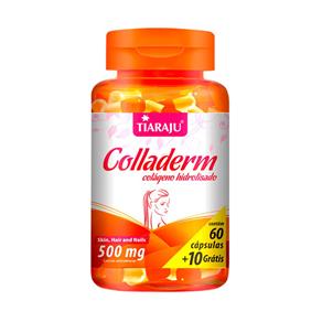 Colágeno Hidrolisado Colladerm Tiaraju - 60+10 Cápsulas 500mg