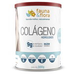 Colágeno Hidrolisado Com Silício Orgânico + Vitaminas Fauna E Flora 300g Sabor Neutro