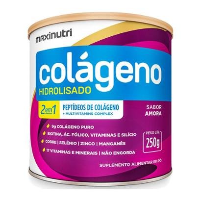 Colágeno Hidrolisado 2 em 1 Lata 250g Maxinutri