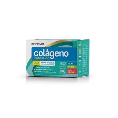 Colágeno Hidrolisado 2 em 1 Sabores Sortidos - 30 Sachês - Maxinutri
