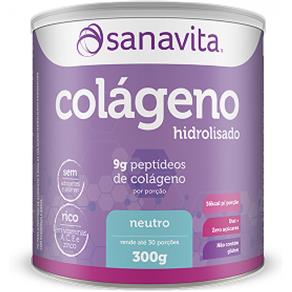 Colágeno Hidrolisado em Pó - 300GR - SANAVITA - 300gr - Chocolate