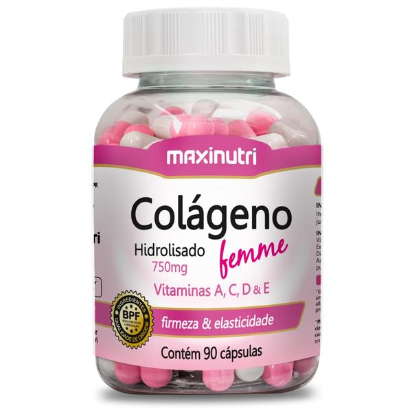 Colageno Hidrolisado Femme 90 Cápsulas - Maxinutri