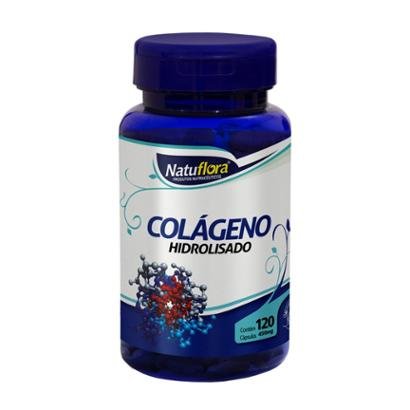 Colágeno Hidrolisado - Natuflora - 120 Cápsulas - 400mg