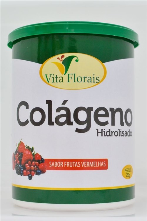 Colágeno Hidrolisado Sabor Frutas Vermelhas 250G
