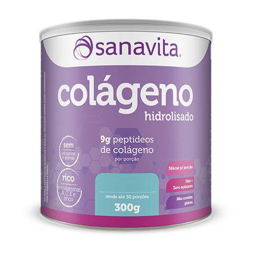 Colágeno Hidrolisado Sanavita - 300g
