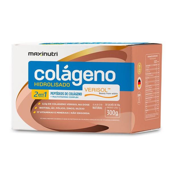 Colágeno Hidrolisado Verisol - 30 Sachês de 10g - Maxinutri