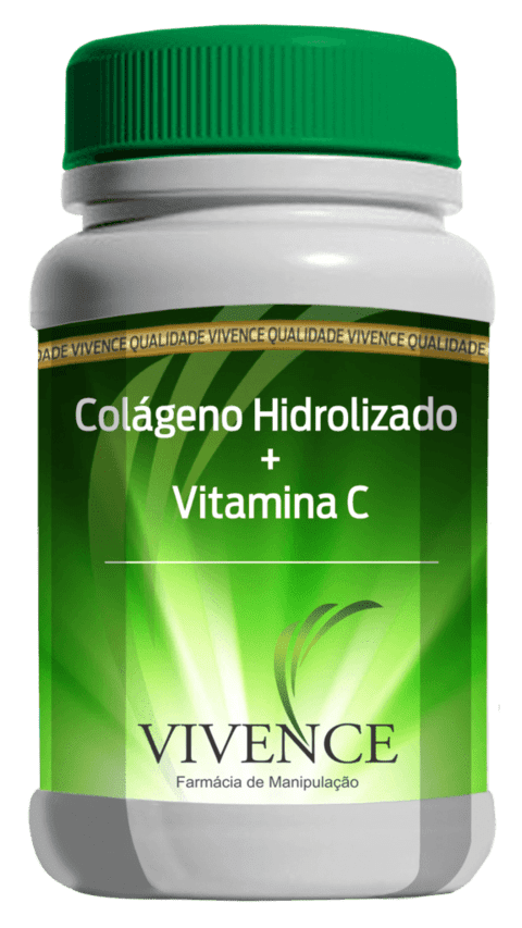 Colágeno Hidrolisado + Vitamina C em Cápsulas (60 Cápsulas)