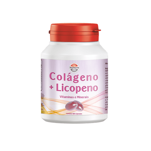 Colágeno + Licopeno - 01 Frasco com 120 Cápsulas