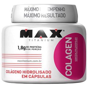 Colágeno - Max Titanium - Sem Sabor - 100 Capsulas