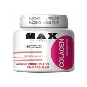 Colágeno - Max Titanium - Sem Sabor - 100 Cápsulas
