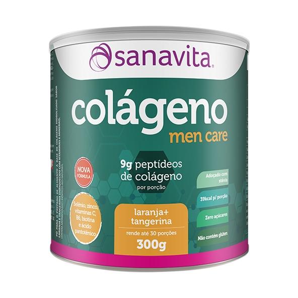 Colágeno Men Care Laranja + Tangerina 300g - Sanavita