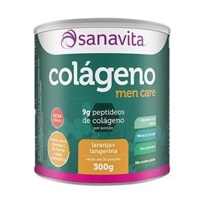 Colágeno Men Care - Sanavita - 300g - Laranja + Tangerina