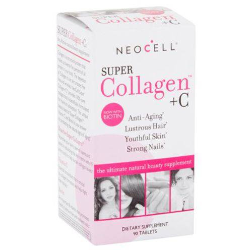 Colágeno NeoCell Super Collagen +C, Type 1&3, 90 Capsulas