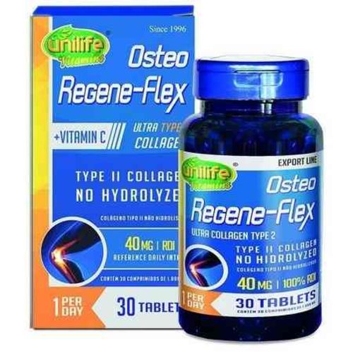 Colágeno Regeneflex Tipo 2 30 Tabletes 1000mg Unilife