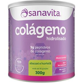 Colágeno Sanavita - 300g - Abacaxi com Hortelã