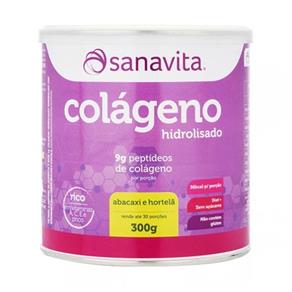 Colágeno - Sanavita - 300g - Abacaxi e Hortelã
