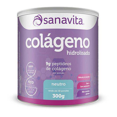 Colágeno Sanavita - 300g - Neutro