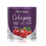 Colágeno Skin - 300g Cranberry - Sanavita
