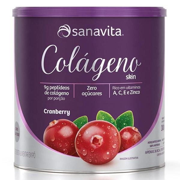 Colágeno Skin Cranberry 300G - Sanavita