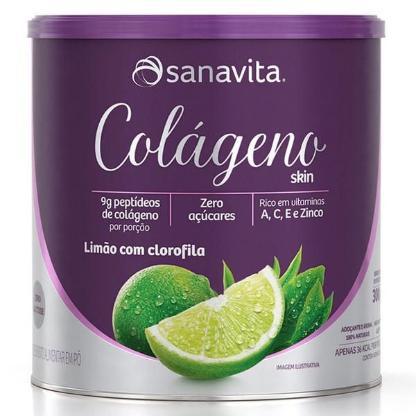 Colágeno Skin Limão com Clorofila 300g - Sanavita