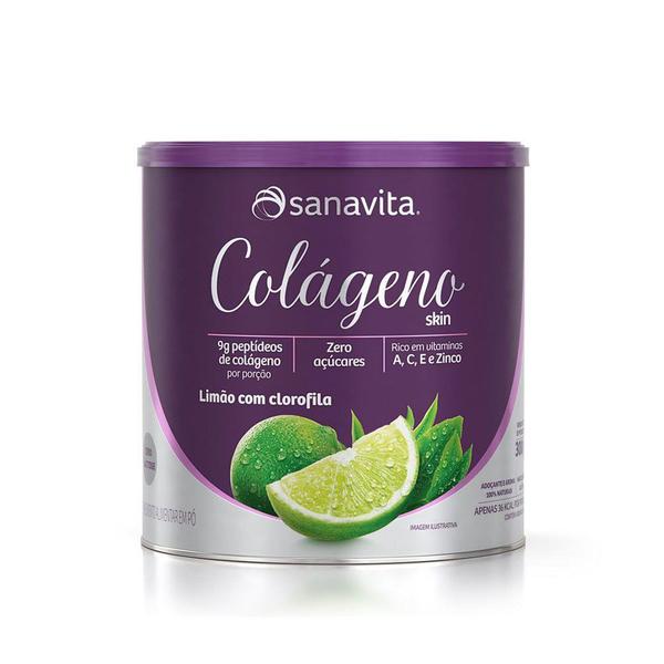 Colágeno Skin Limão com Clorofila 300g - Sanavita