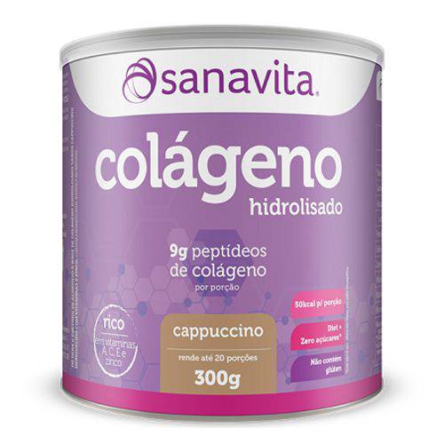 Colágeno Skin - Sanavita - Cappuccino - 300g