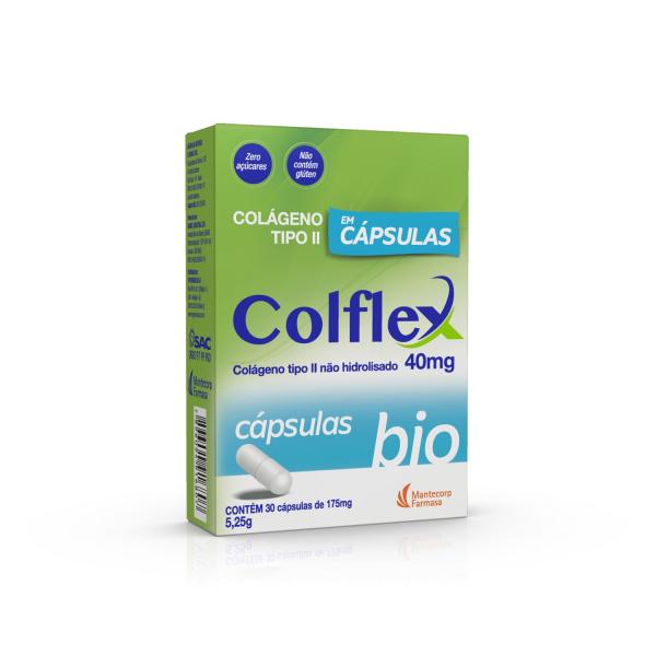 Colágeno Tipo II não Hidrolisado Colflex 30 Cápsulas
