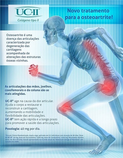 Colágeno Uc Ii - Artrite e Artose (60 Cápsulas)