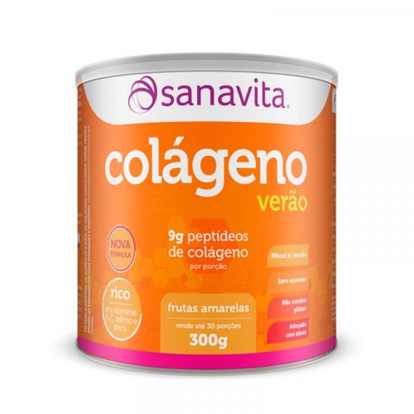 Colágeno Verão - 300 Gramas - Sanavita Frutas Amarelas