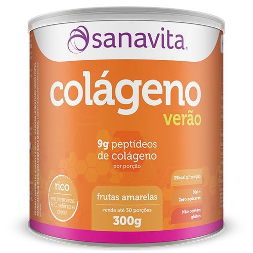 Colágeno Verão - 300g Frutas Amarelas - Sanavita
